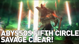 FFXIV - Abyssos: Fifth Circle SAVAGE First Clear! (P5S)