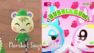 Animal Crossing New Horizons l 集合啦！動物森友會 l 島民唱歌 l 小潤唱K.K.偶像 l Marshal Sings Bubblegum K.K. l 1Hr/一小時