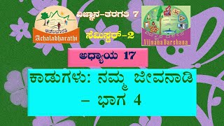 SCIENCE-Class7-Lesson17-Part4 | ವಿಜ್ಞಾನ-ತರಗತಿ 7-ಪಾಠ 17- ಕಾಡುಗಳು-ನಮ್ಮ ಜೀವನಾಡಿ- ಭಾಗ 4