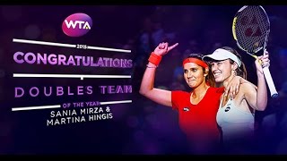 2015 WTA Doubles Team of the Year | Martina Hingis and Sania Mirza