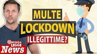 MULTE LOCKDOWN illegittime? | Avv. Angelo Greco