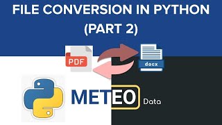 File Conversion With Python (Part II) | PDF to Docx & Docx to PDF | Python Tips