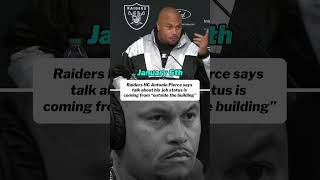 The Raiders are moving on from head coach Antonio Pierce #shorts