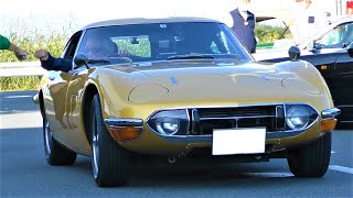 【トヨタ 2000GTが２台も？！】クラシックカーや旧車のエンジンサウンド・加速サウンド