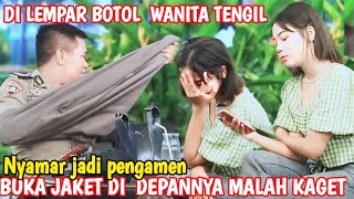 NYAMAR JADI PENGAMEN MALAH KENA TABOK WANITA CANTIK BUKA JAKET LANGSUNG KAGET