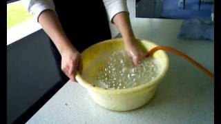 Methane bubbles in hands!