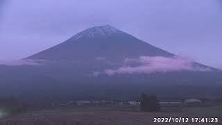 [LIVE]【2022年10月12日】富士山ライブカメラ　朝霧高原　Live Camera Mt.FUJI