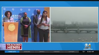 Acting Boston Mayor Kim Janey On City's Preparations For Tropical Storm Henri