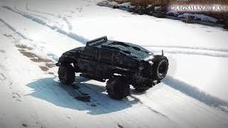 Traxxas TRX-4 \u0026 Traction hobby Cragsman snow session