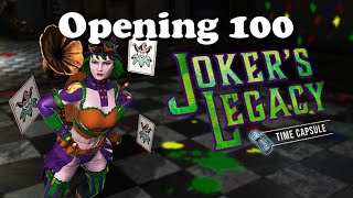 DCUO: Opening 100 Joker's Legacy Time Capsules!