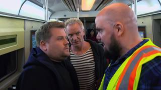 James Corden, Sting, & Shaggy Attempt Subway Karaoke | 60th GRAMMYs