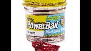 Мотыль Berkley Maxi Power Blood Worm крупный 100шт. (1092475)