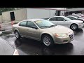 robert s 2004 chrysler seabring lx review by jody