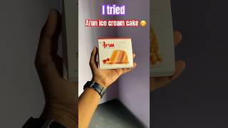 I tried Arun ice cream cake😋 | Cassata slice cake #arunicecream #icecream #foodblogger