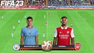 FIFA 23 | Manchester City vs Arsenal - UEL UEFA Europa League - PS5 Gameplay