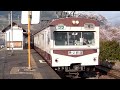 秩父鉄道1000系1002f（元国鉄101系）（リバイバル塗装）　樋口駅発車