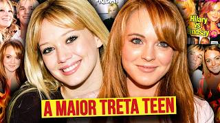 HILARY DUFF vs LINDSAY LOHAN: a MAIOR TRETA teen