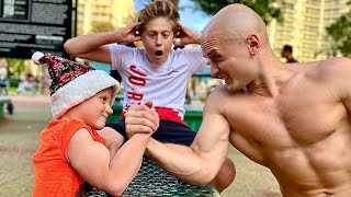 World Strongest Boy vs Bodybuilder 😳