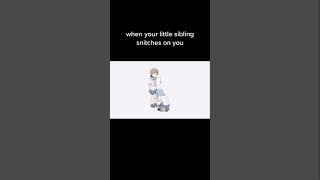 POV: you catch the sibling that snitched on you #anime #memes #nichijou