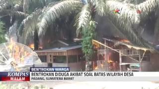 Bentrokan Warga, 10 Rumah Dibakar