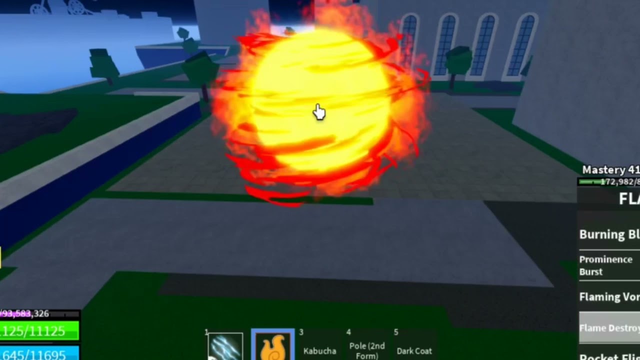 Blox Fruits-Flame ALL FULL AWAKENED MOVES Showcase - YouTube