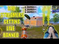 SRB Famous 3 Steamer Account Ban 😱 Same Time Live Ban 😨 #liveband #SteamerAccountBan #pubgmobile