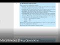 JAVA - Lesson #111 - Miscellaneous String Operations