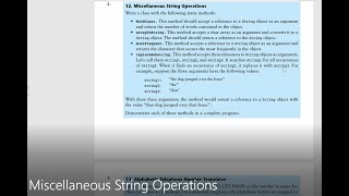 JAVA - Lesson #111 - Miscellaneous String Operations