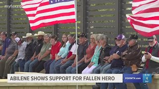 Abilene shows support for American hero