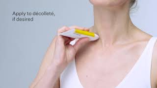 How To Apply Tightening Neck Serum Roller