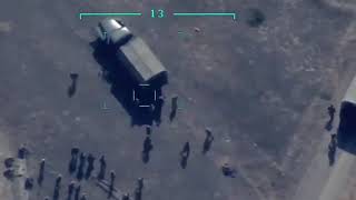 Azerbaijan drone strikes infantry