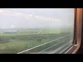 폭우 비 올 때 ktx 고속열차 달리면 이렇게된다 world fastest train in the rain