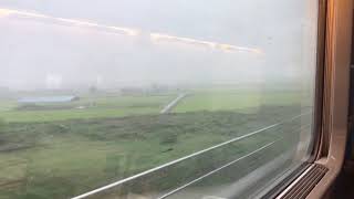 폭우 비 올 때 KTX 고속열차 달리면 이렇게된다 ! World Fastest Train in the Rain !