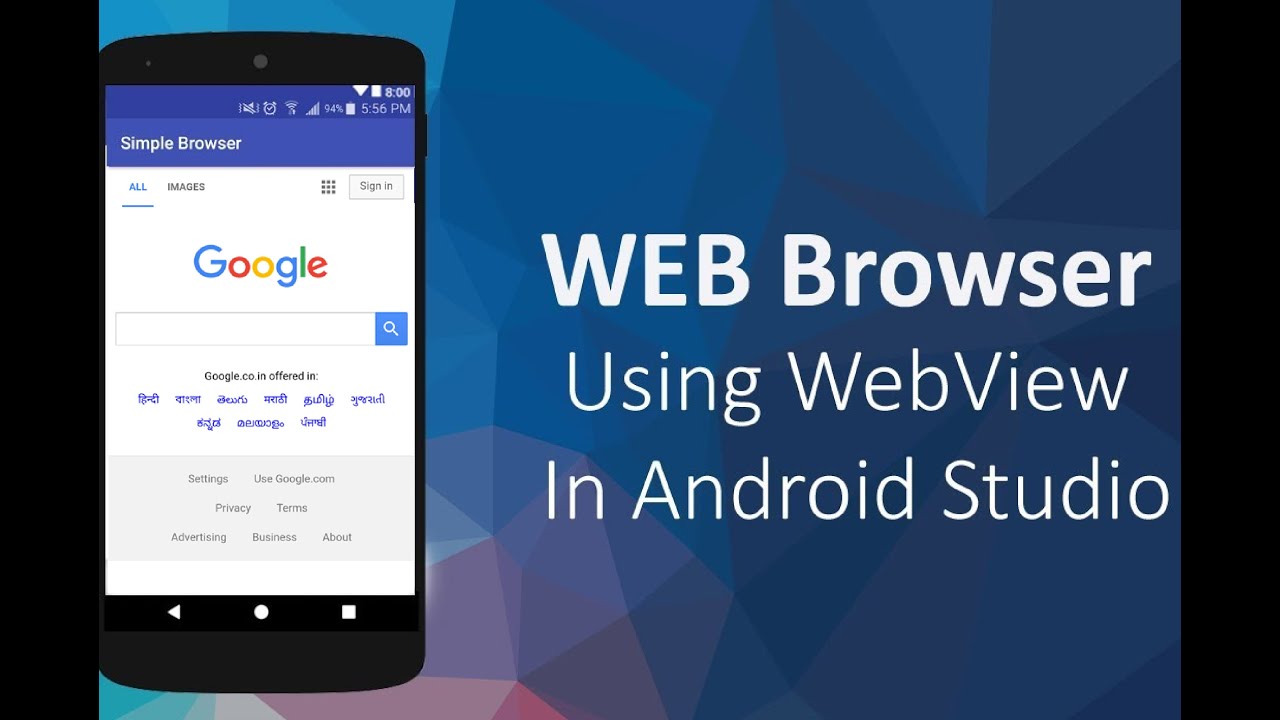 WebView In Android Tutorial|How To Convert Website Into Android App|How ...