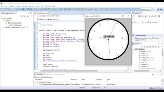 Analog Clock GUI Java