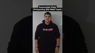 Karşınızdaki Kişiyi Dinliyormuş Gibi Nasıl Yapılır #kesfet #böyleyapılır #komedi #viralvideo #shorts