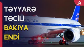 Tokioya uçan hava gəmisi Bakıya enməli oldu - APA TV