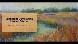 Budget Pastels! You can Paint with a Limited Palette: Landscape Demo