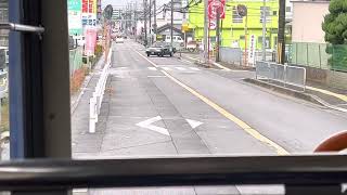 近鉄バス前面展望　四条畷〜産業大学前〜新石切駅前〜枚岡車庫［近鉄バス41系統］