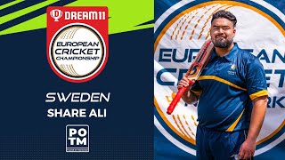 POTM: S.Ali - Group B, Match 1 - DEN vs SWE | Highlights | Dream11 ECC, 2022 | ECC22.025