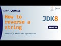 How to reverse a string using Java 8  | Java Tutorial Series | HackCS