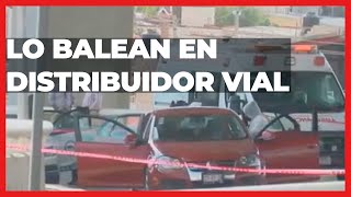 Lo balean en distribuidor vial | Las Noticias Puebla