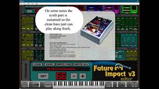 Future Impact Synth Pedal  - The 10 new v3.5 factory presets