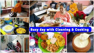 ಬ್ಯುಸಿ ಡೇ VLOG | NO VEGETABLE Cooking | Breakfast & Lunch prep| ಬೇಳೆ ಹೋಳಿಗೆ | ಕಡಲೆ ಕಾಳಿನ ಗೊಜ್ಜು