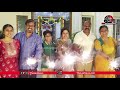 రోజా కూతురు ఎలా భయపడుతుందో చూడండి.. mla roja daughter anshu malika diwali celebrations