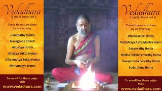 Vedadhara Daily Homa 19-04-2021 Live streaming