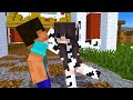 alex surprised steve monster school minecraft animation