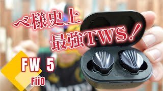 【FiiO FW5】年末最後に、まさかの最強TWS登場！べ様認定TWSチャンピオン！【完全ワイヤレスイヤホンレビュー】