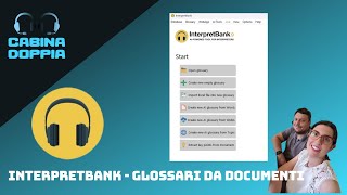 Come usare Interpretbank per estrarre un glossario da documenti preparatori