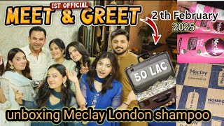 UNBOXING MECLAY DEAL 😍SISTROLOGY FIRST OFFICIAL MEETUP 🤩 | 50 Lac Cash Giveaway Kesy Jeet Sakty 🤑